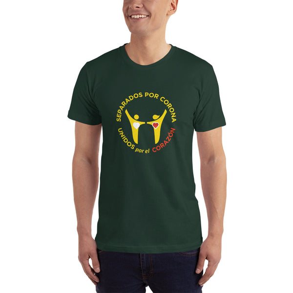 Separados Por Corona Unidos Por El Corazon II - Forest Green Unisex T-shirt